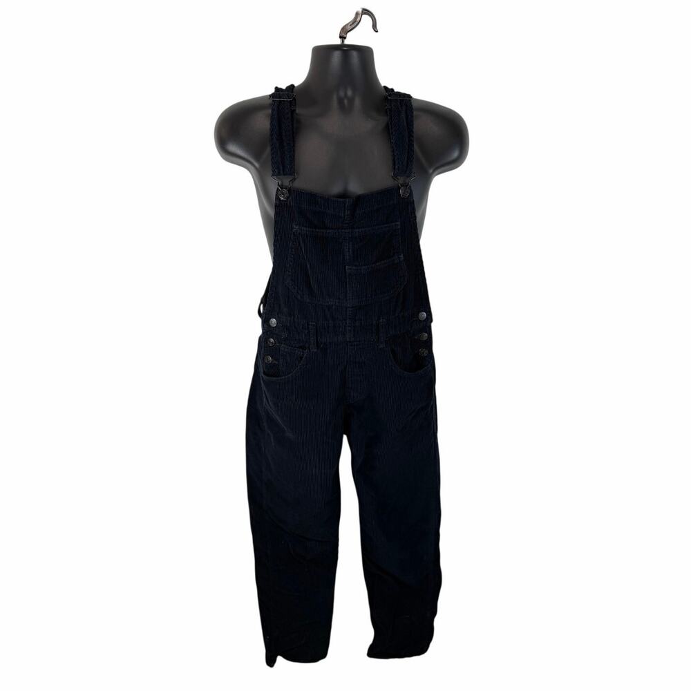 We The Free Corduroy Overalls Navy Blue Size XS Boho Cottage Free People